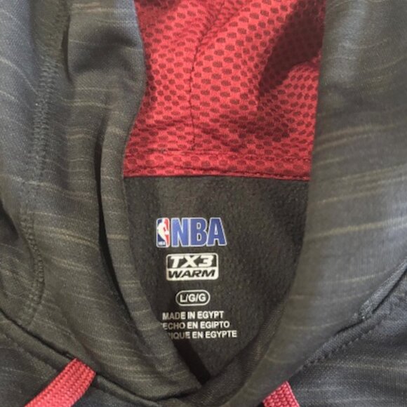 Cleveland Cavaliers Wine Gold Black Hoodie Sweatshirt NBA TX3 Warm Men's Large - Picture 5 of 7